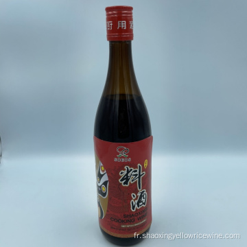 Vin de cuisine shaoxing 640 ml bouteilles en verre